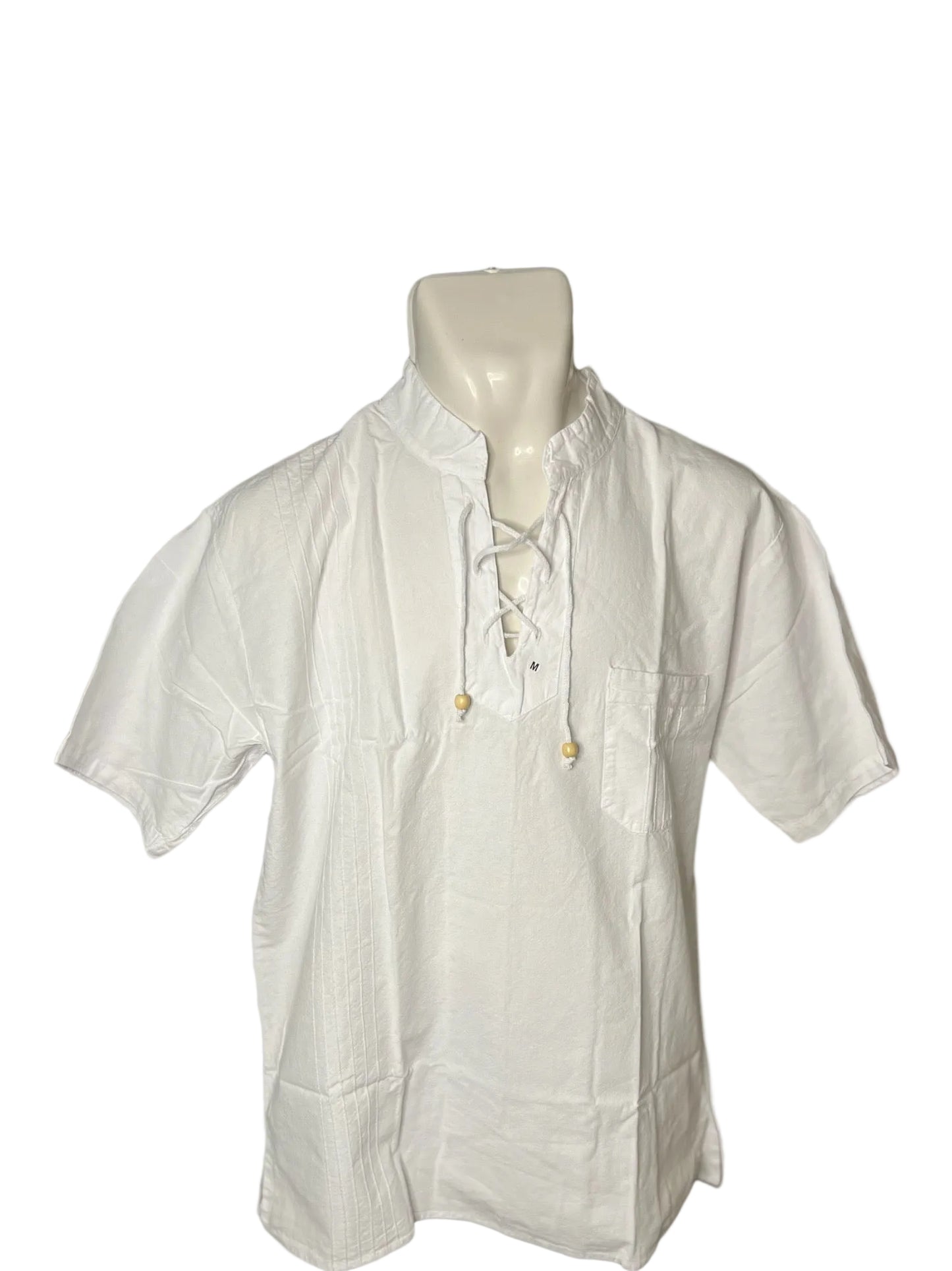 MEN'S BOAT NECK DRAW STRING SHIRT