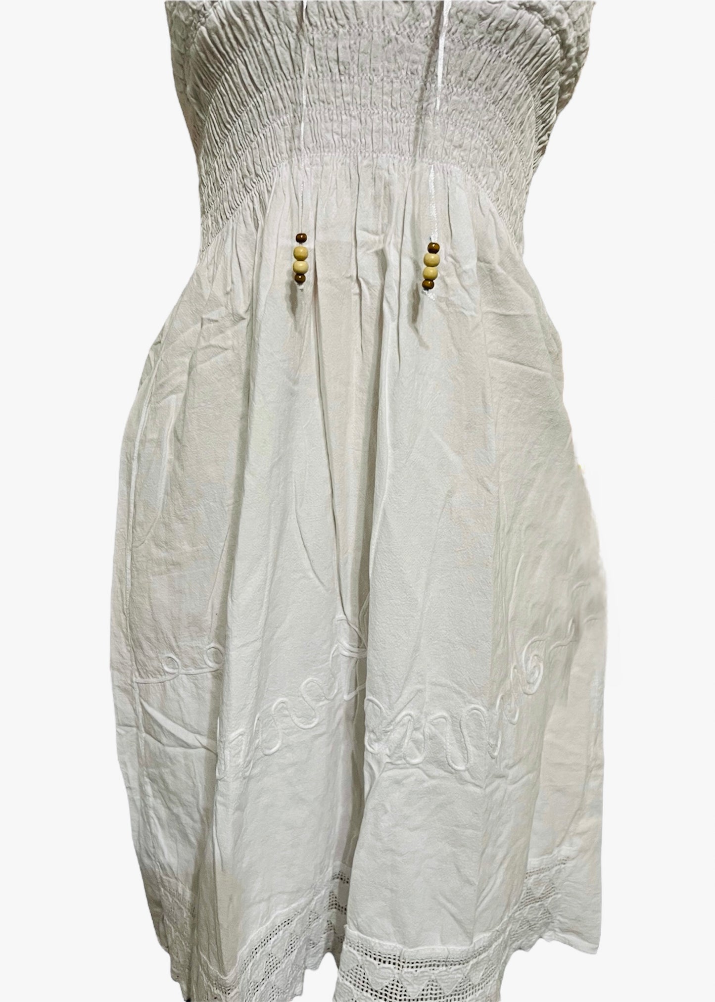 SOLID HALTER V-NECK BACKLESS SUMMER/BEACH DRESS