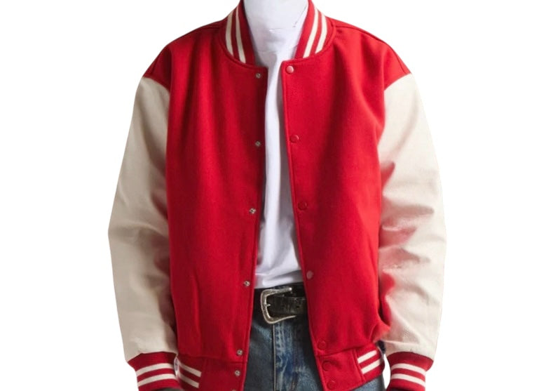 Letterman Jacket/ Available as is and Customizable (Embroidery)