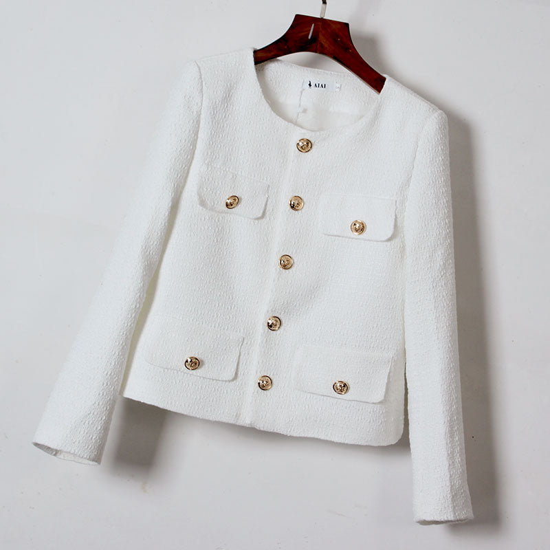 LUXURY CHIC TWEED WOOLEN COAT 🧥