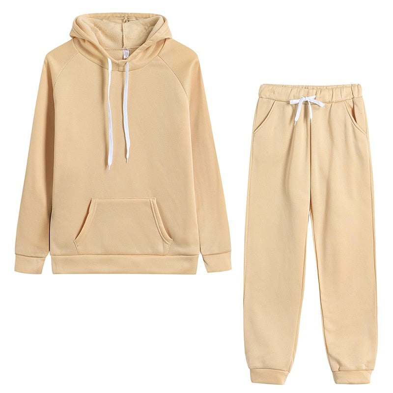 2 PIECE HOODIE TRACKSUIT OUTFIT