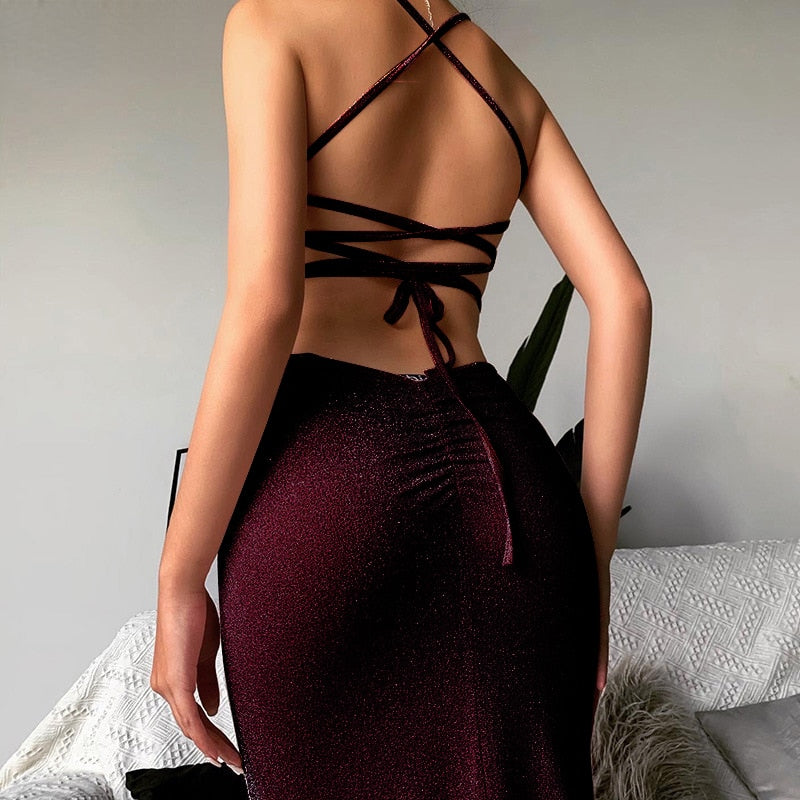 LONG GLITTER BACKLESS DRESS π
πΌ