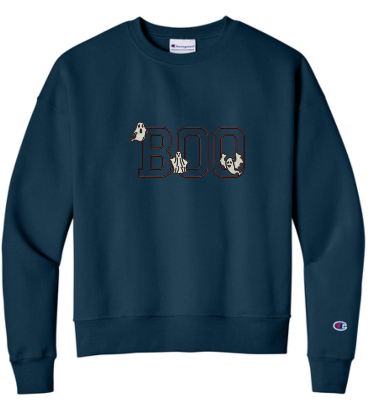 Embroidered Champion® Women’s Powerblend® Crewneck Sweatshirt