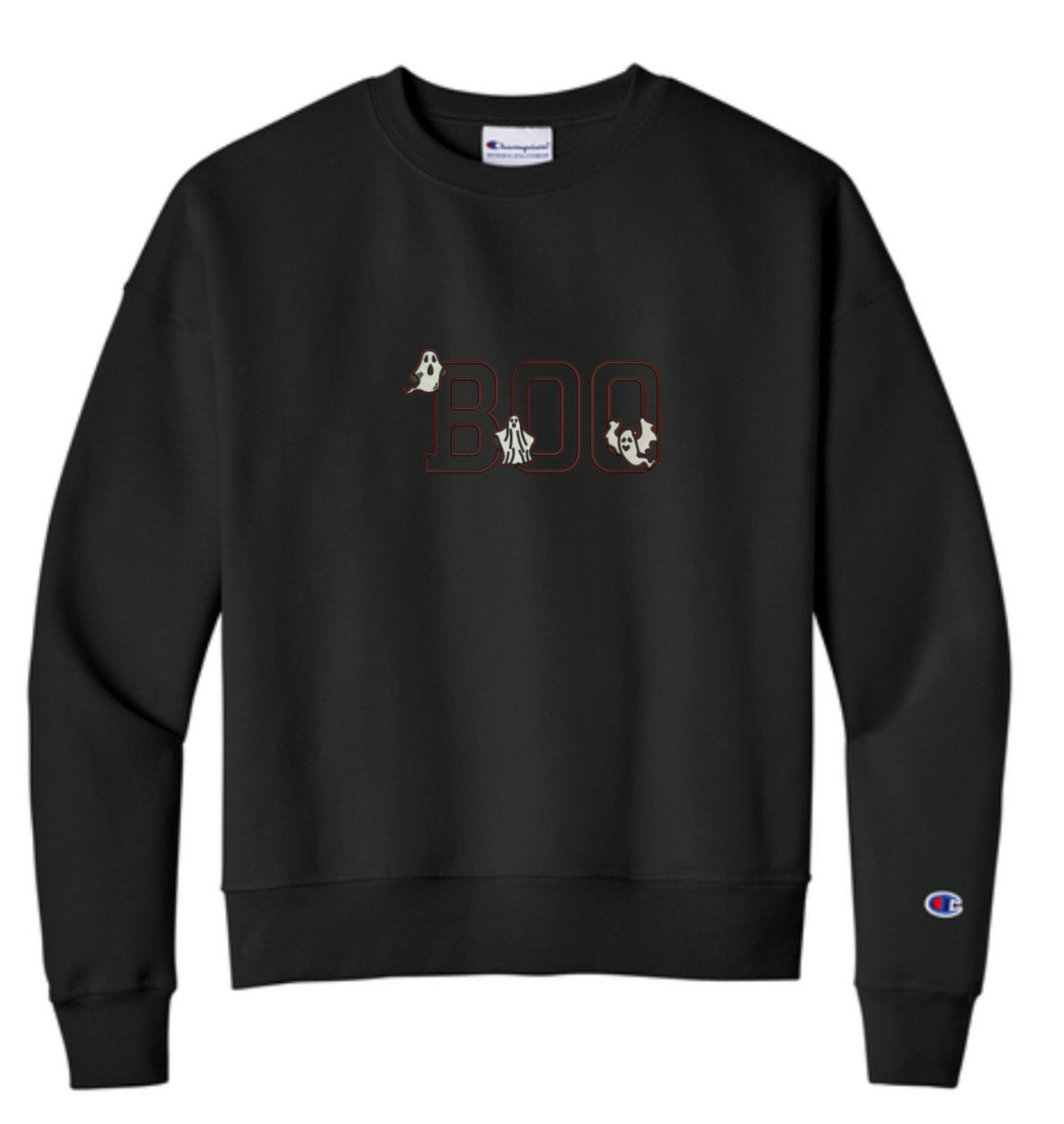 Embroidered Champion® Women’s Powerblend® Crewneck Sweatshirt