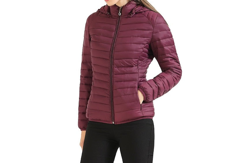 WINTER LIGHTWEIGHT PADDED PUFFER JACKET