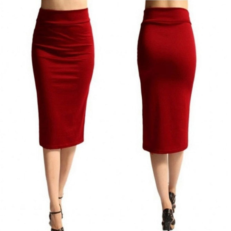 HIGH WAIST PENCIL SKIRT