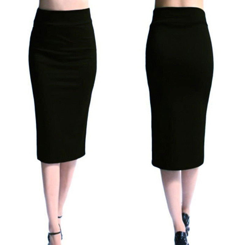 HIGH WAIST PENCIL SKIRT