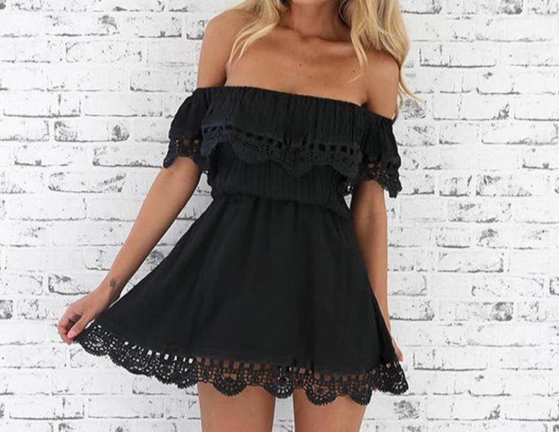 ELEGANT VINTAGE SWEET LACE DRESS