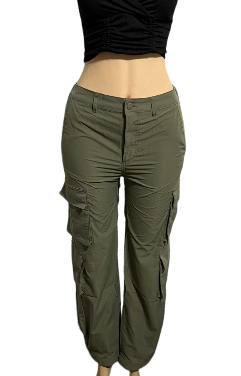 MID WAIST VINTAGE CARGO PANTS