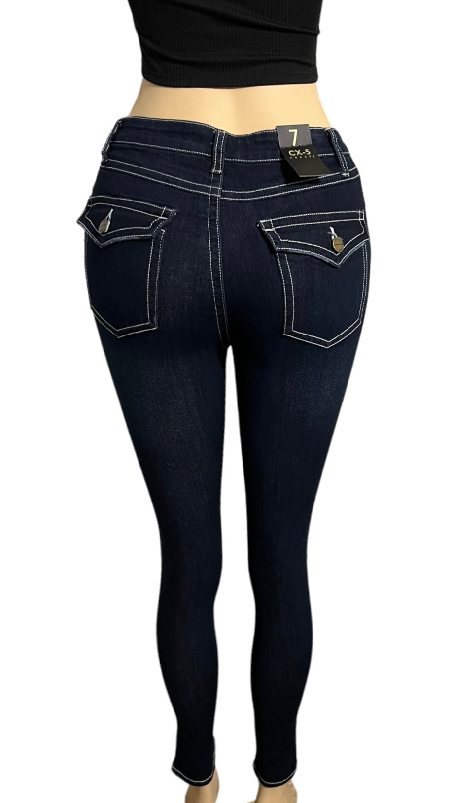 MID RISE SKINNY JEANS