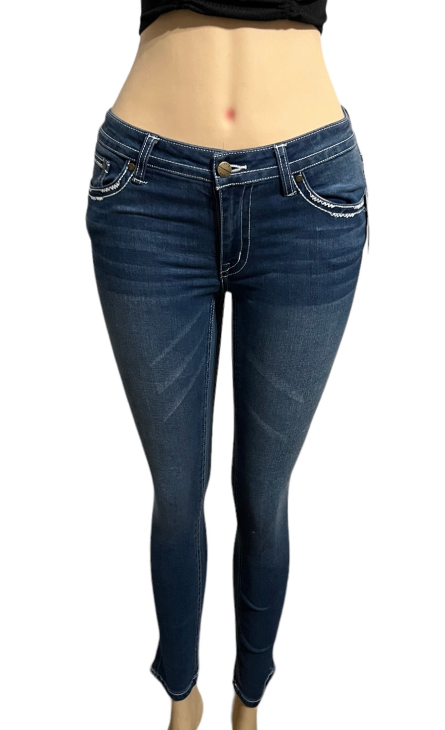 MID RISE SKINNY JEANS