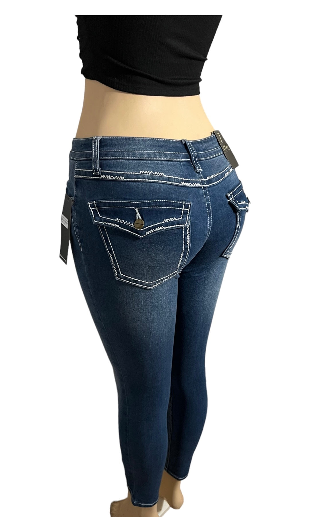 MID RISE SKINNY JEANS