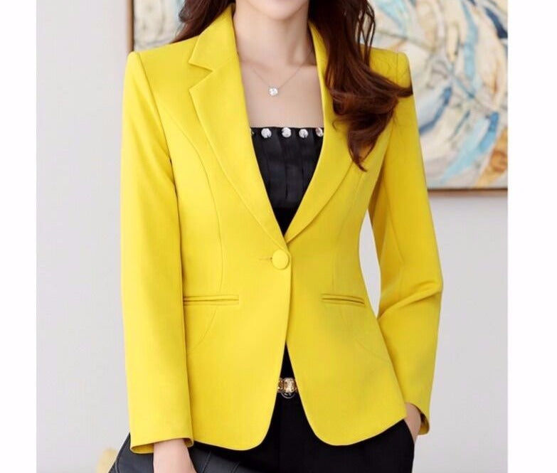 REGULAR SINGLE BREASTED OFFICE BLAZER