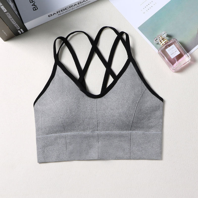 BREATHABLE PUSH-UP SPORTS BRA