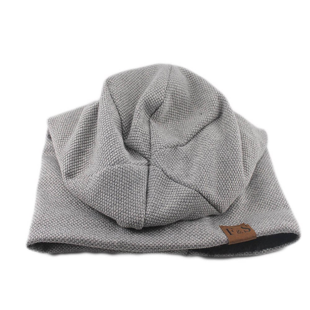 KNITTED SOLID COLOR FASHION BONNET HAT FOR MEN AND WOMEN