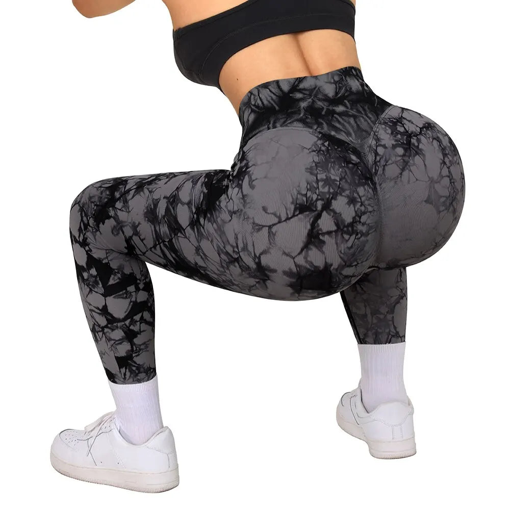 TIE DYE FITNESS LEGGINGS