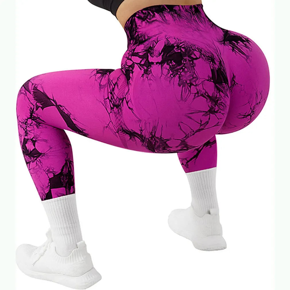 TIE DYE FITNESS LEGGINGS