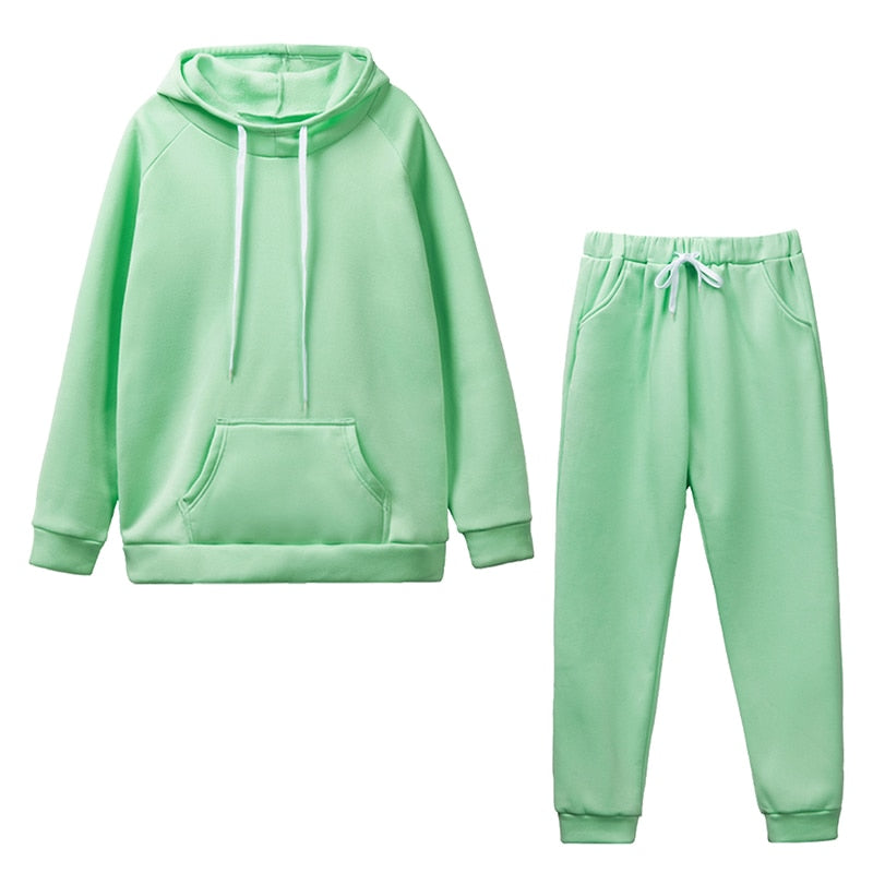 2 PIECE HOODIE TRACKSUIT OUTFIT