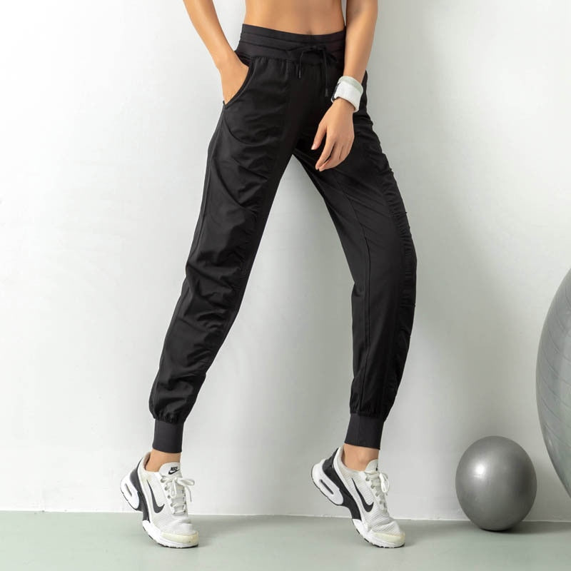 DRAWSTRING RUNNING SPORT JOGGERS