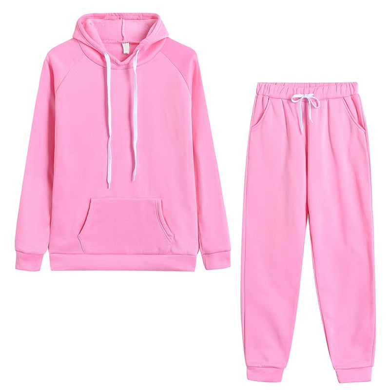 2 PIECE HOODIE TRACKSUIT OUTFIT