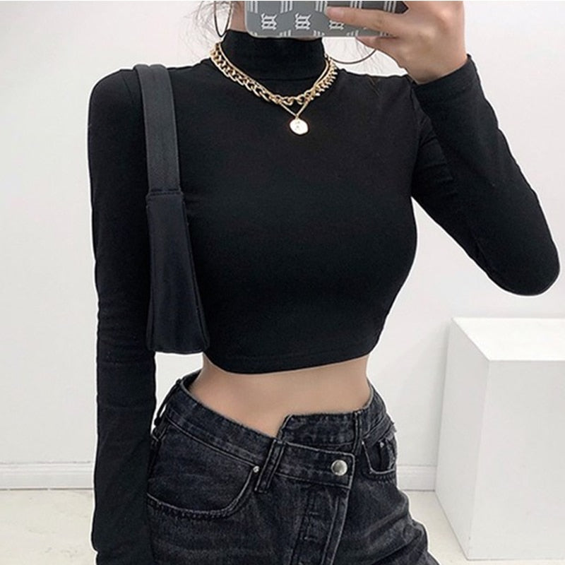 SEXY OPEN BACK CROP TOP