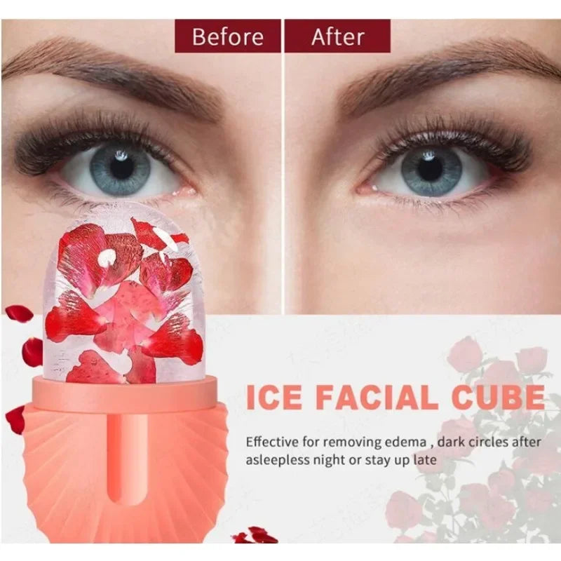 SILICONE BEAUTY LIFTING ICE BALL FACE MASSAGER