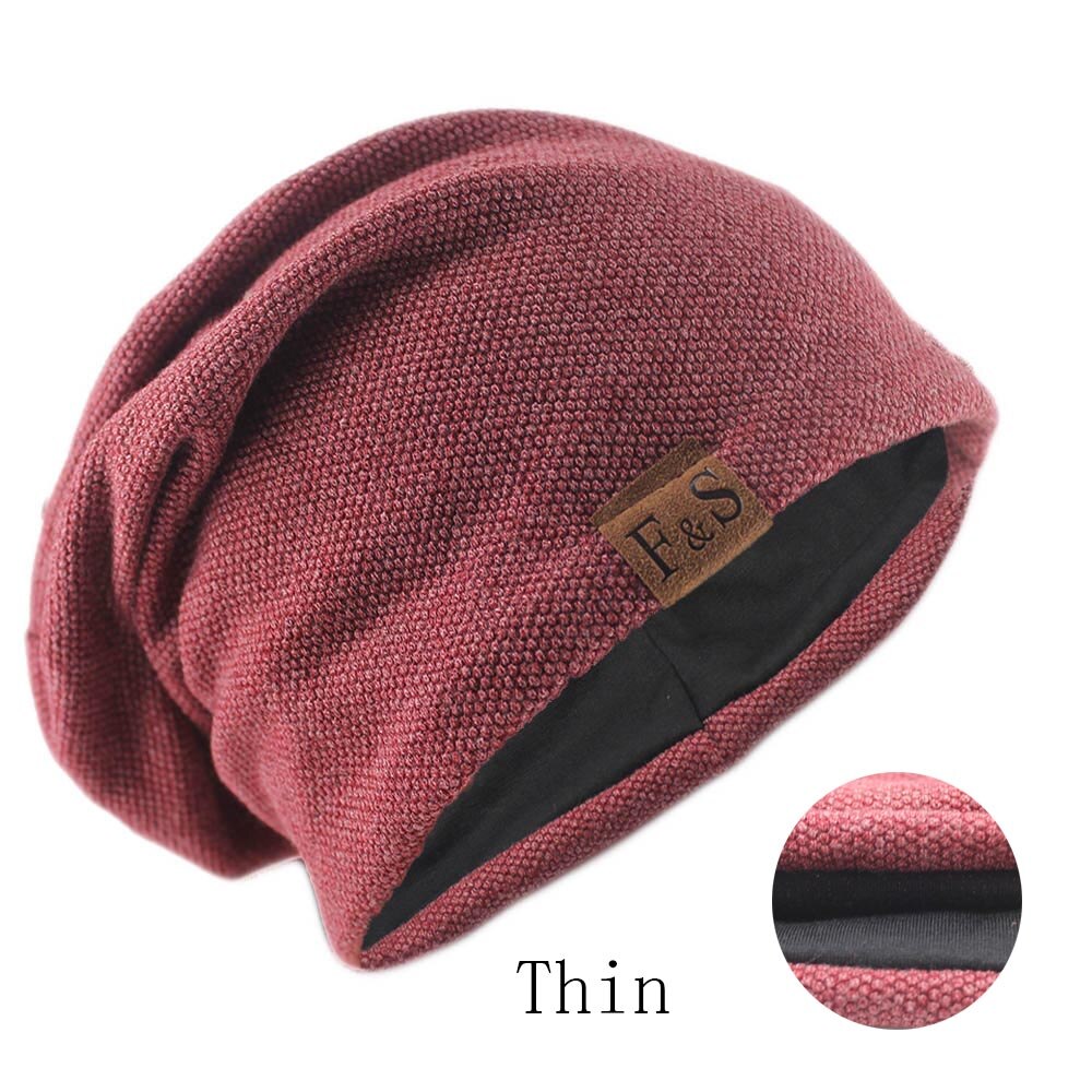 KNITTED SOLID COLOR FASHION BONNET HAT FOR MEN AND WOMEN