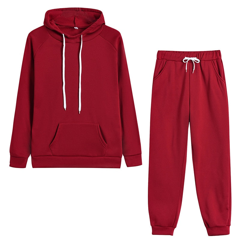 2 PIECE HOODIE TRACKSUIT OUTFIT