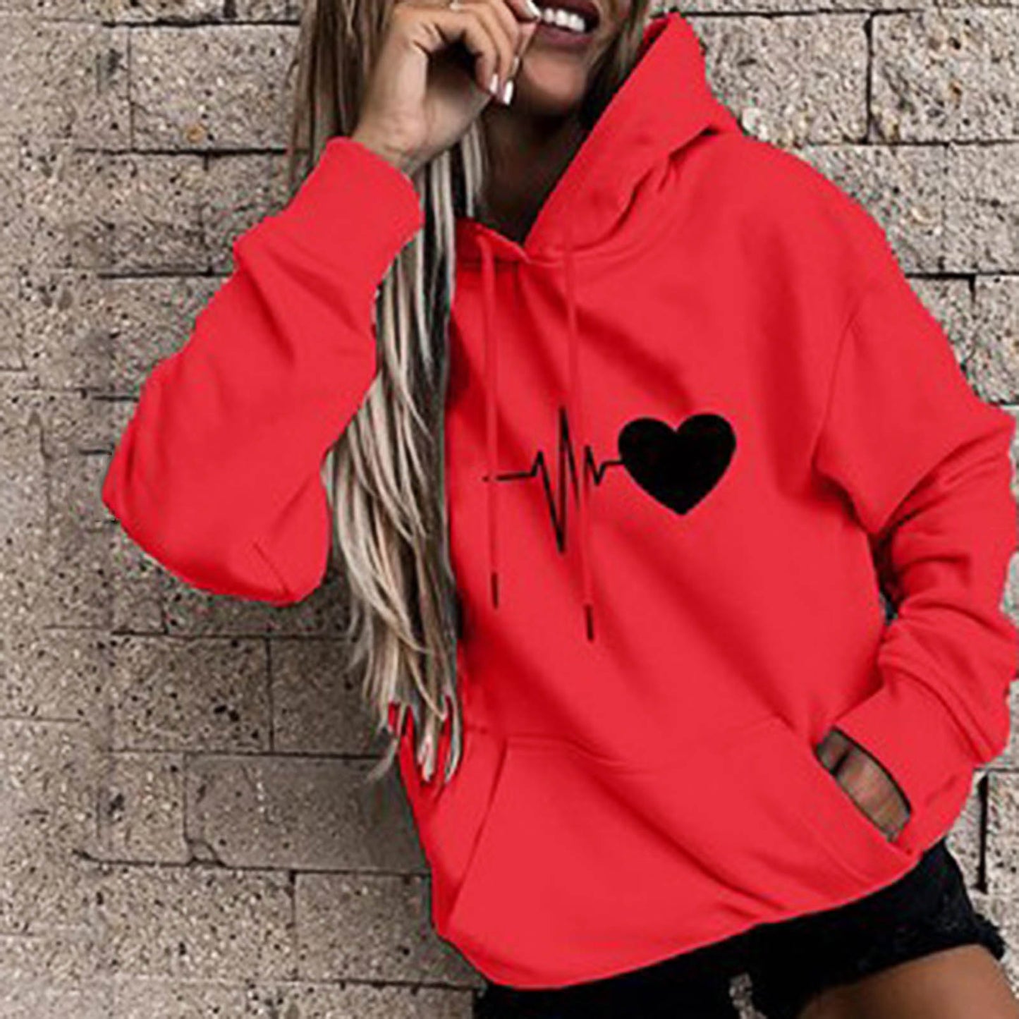 HOODED PULLOVER SWEATSHIRT