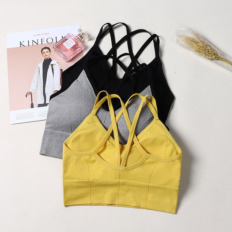 BREATHABLE PUSH-UP SPORTS BRA