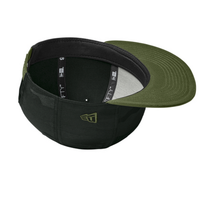 New Era® Camo Flat Bill Snapback Cap-NE407