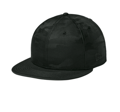 New Era® Camo Flat Bill Snapback Cap-NE407