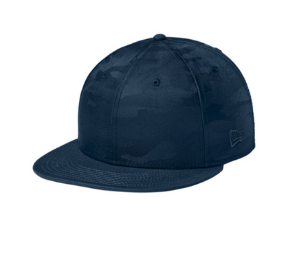 New Era® Camo Flat Bill Snapback Cap-NE407