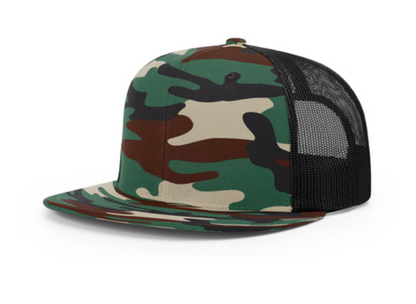 Richardson Acrylic-Wool Blend Flatbill Trucker Hat-511