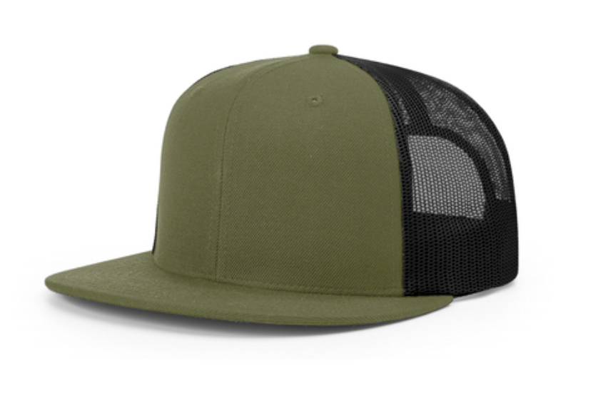 Richardson Acrylic-Wool Blend Flatbill Trucker Hat-511