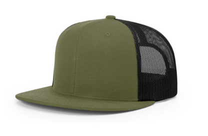 Richardson Acrylic-Wool Blend Flatbill Trucker Hat-511