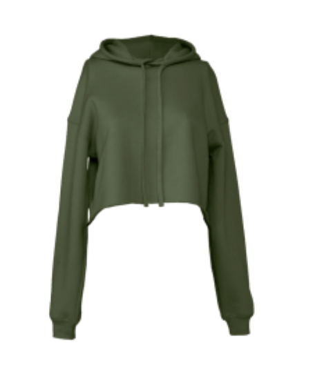 BELLA+CANVAS Women's Cropped Fleece Hoodie