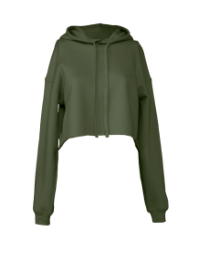 BELLA+CANVAS Women's Cropped Fleece Hoodie