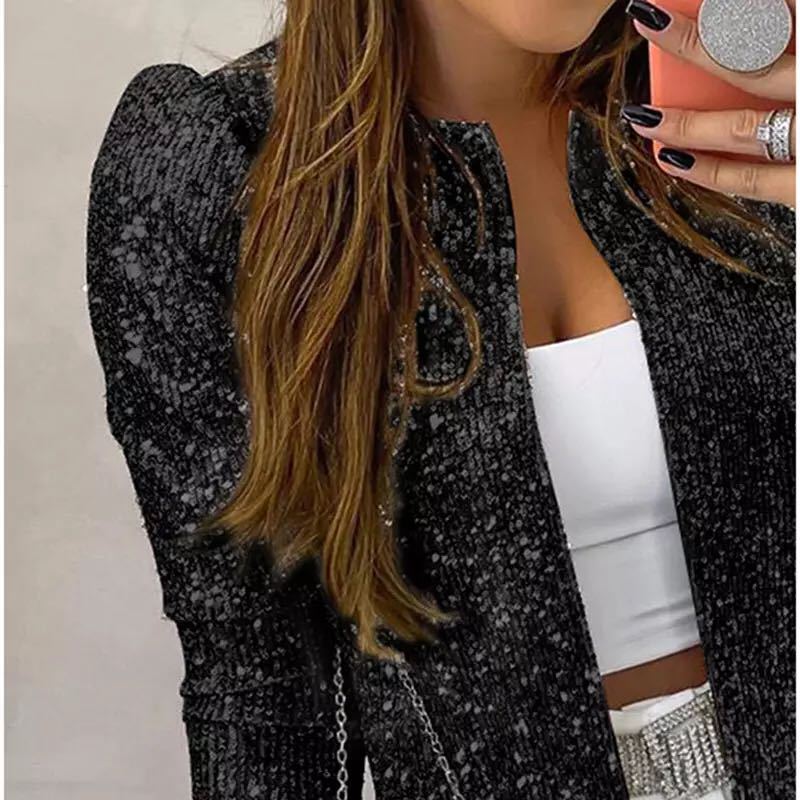 SEQUIN OUTWEAR WOMEN'S FASHION COAT