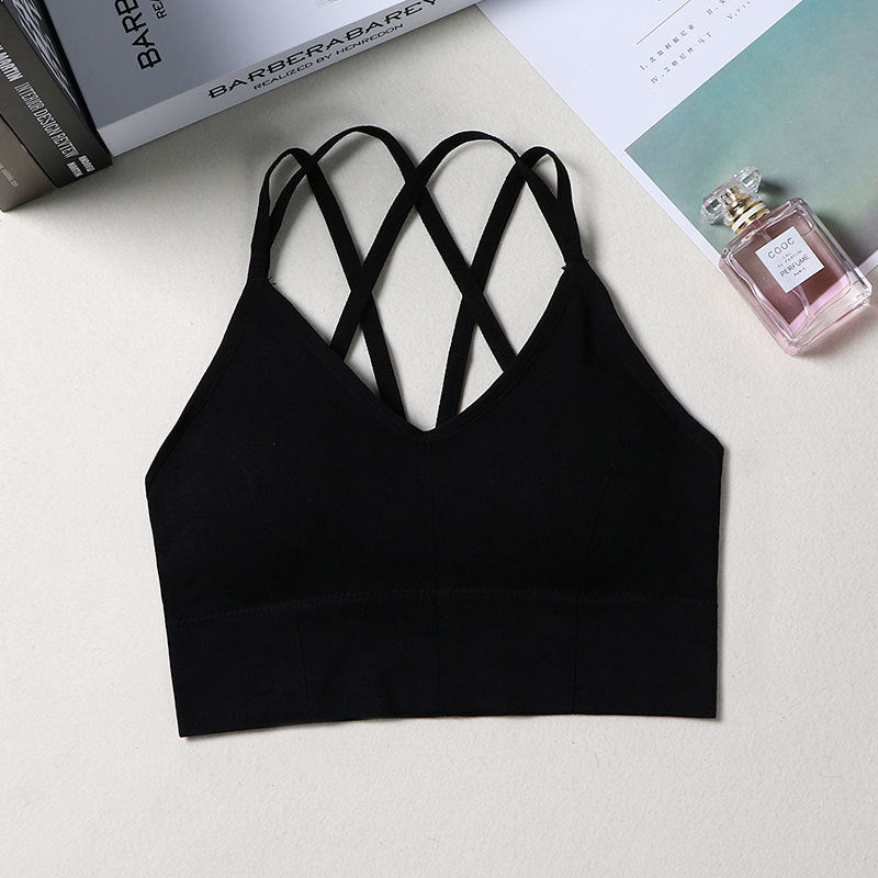 BREATHABLE PUSH-UP SPORTS BRA