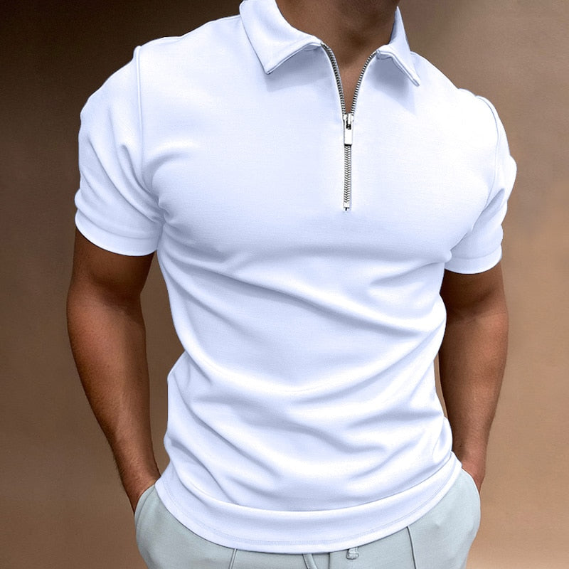 MEN'S SOLID COLOR POLO SHIRT