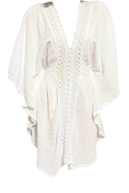 White cover-up, front