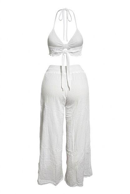 White set, back view