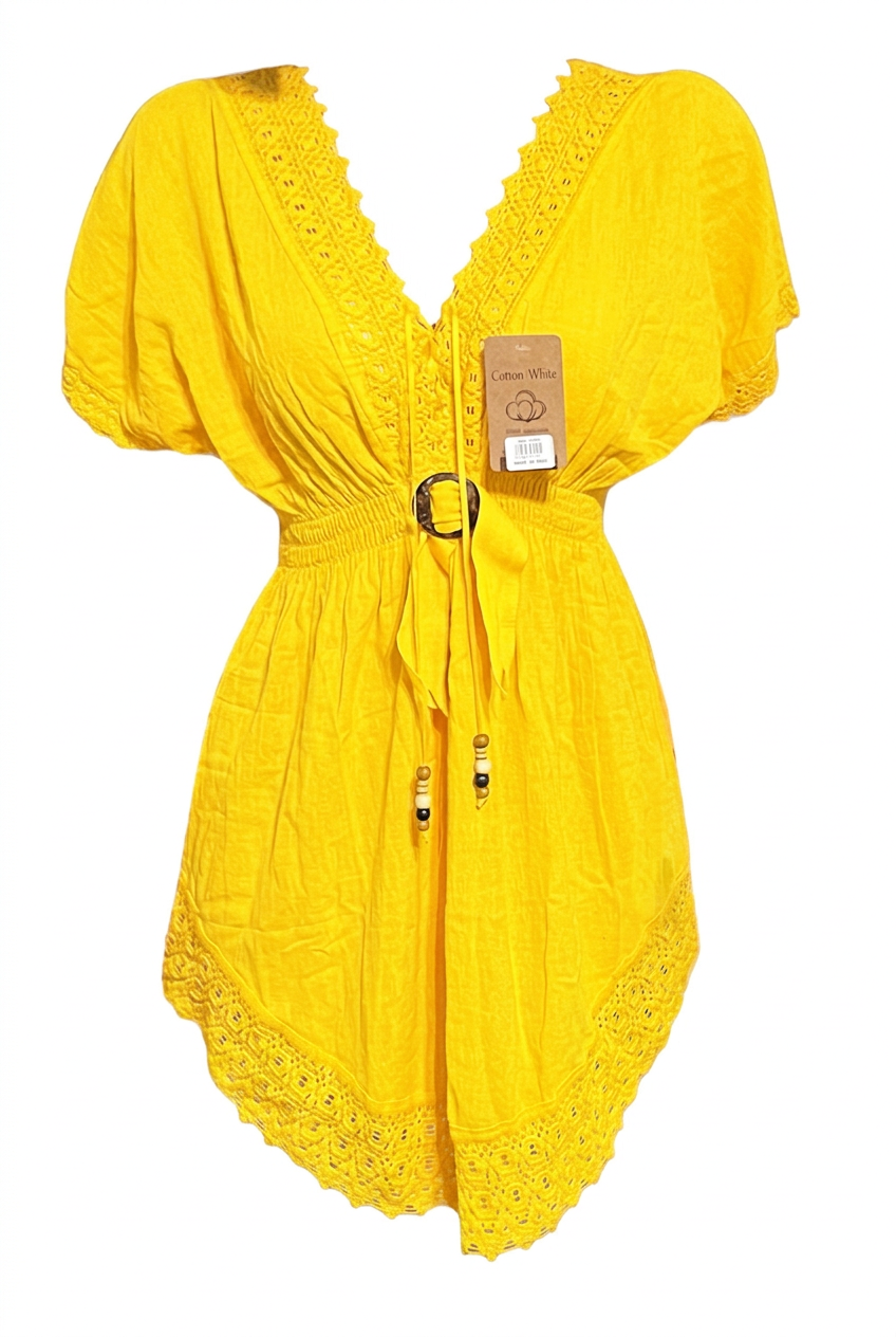 Yellow cover-up, front